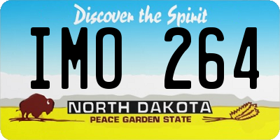ND license plate IMO264