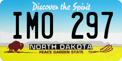 ND license plate IMO297