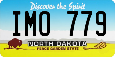 ND license plate IMO779