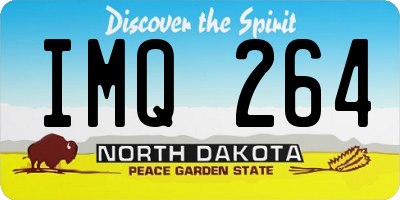 ND license plate IMQ264