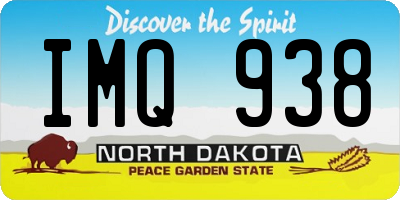 ND license plate IMQ938