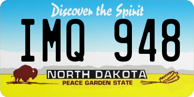 ND license plate IMQ948