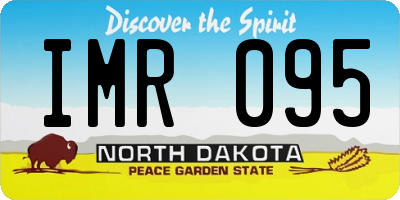ND license plate IMR095
