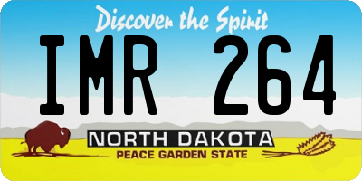 ND license plate IMR264