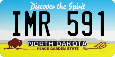 ND license plate IMR591
