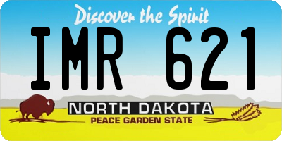 ND license plate IMR621