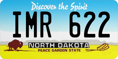 ND license plate IMR622