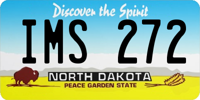 ND license plate IMS272