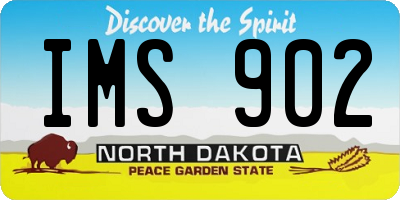ND license plate IMS902