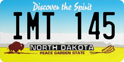 ND license plate IMT145