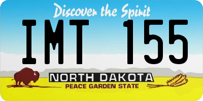 ND license plate IMT155