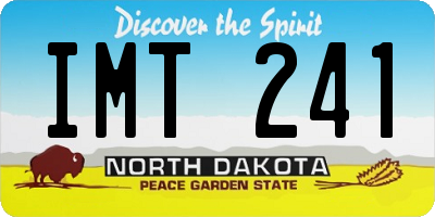 ND license plate IMT241
