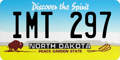 ND license plate IMT297