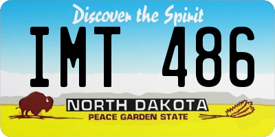 ND license plate IMT486