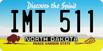 ND license plate IMT511