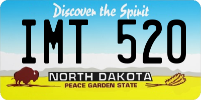 ND license plate IMT520