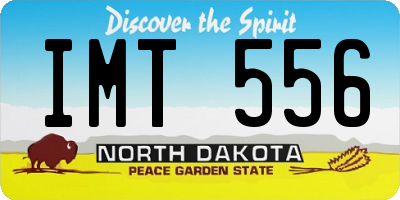 ND license plate IMT556