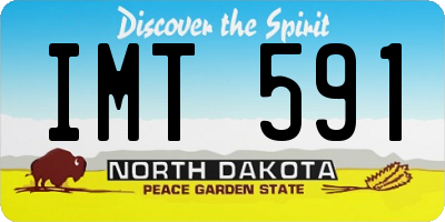 ND license plate IMT591