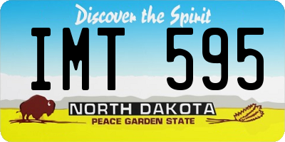 ND license plate IMT595