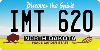 ND license plate IMT620