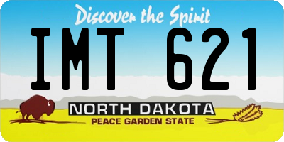 ND license plate IMT621