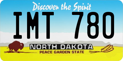 ND license plate IMT780