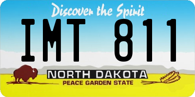ND license plate IMT811