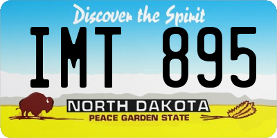ND license plate IMT895