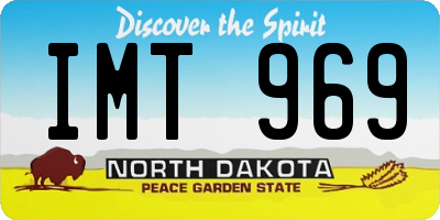 ND license plate IMT969