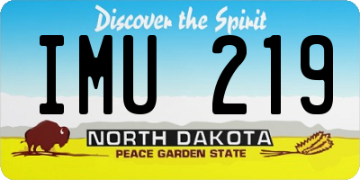 ND license plate IMU219