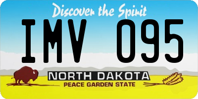 ND license plate IMV095