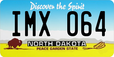 ND license plate IMX064