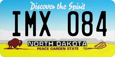 ND license plate IMX084