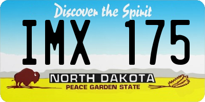 ND license plate IMX175