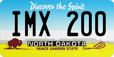 ND license plate IMX200
