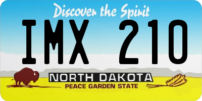 ND license plate IMX210
