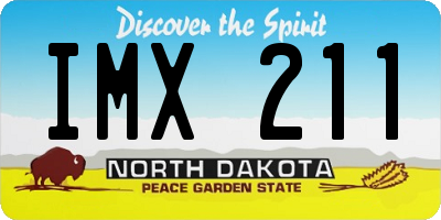 ND license plate IMX211