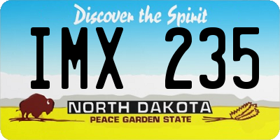 ND license plate IMX235