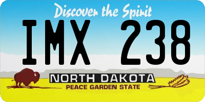 ND license plate IMX238