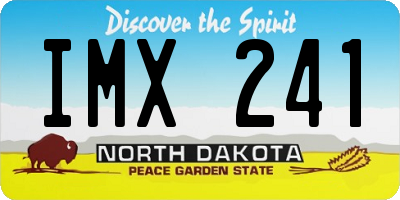 ND license plate IMX241