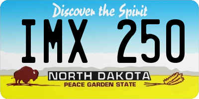 ND license plate IMX250