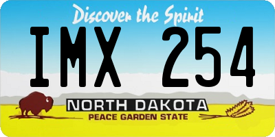ND license plate IMX254
