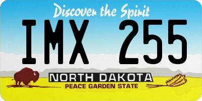 ND license plate IMX255