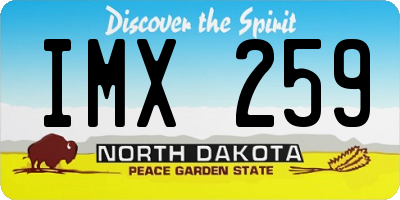 ND license plate IMX259