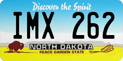 ND license plate IMX262