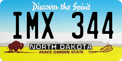 ND license plate IMX344