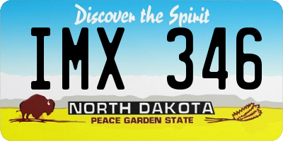 ND license plate IMX346