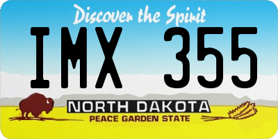 ND license plate IMX355