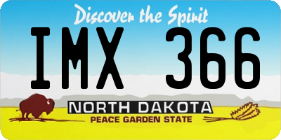 ND license plate IMX366