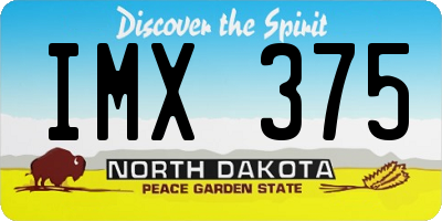 ND license plate IMX375